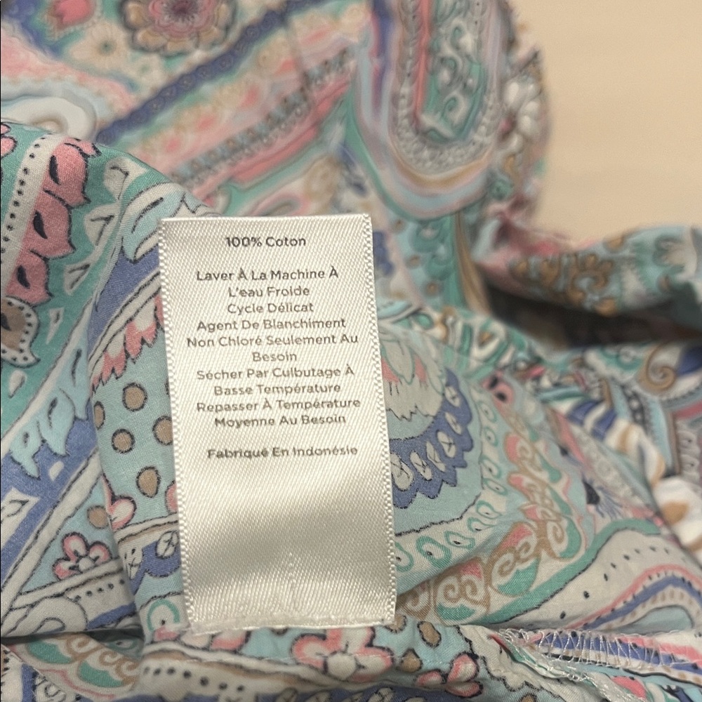 Talbots Multicolor Paisley Blouse - Picture 11 of 11